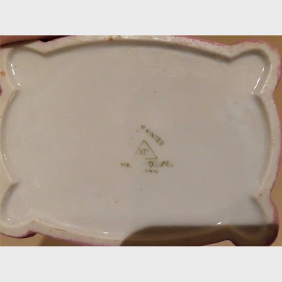 Occupied Japan Trinket Box And Small Dishes - Picture 3 of 6